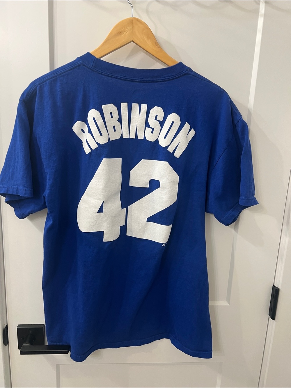 Brooklyn Script Logo T-Shirt - Blue